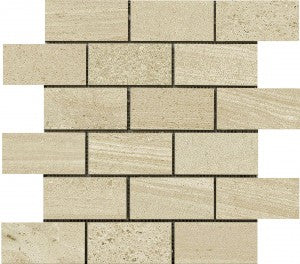 Interceramic Tile - Montpellier - Beige - Bricklay Mosaic