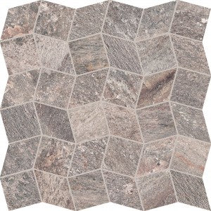 Quartzite - Copper - Polygon Mosaic