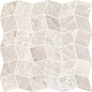 Quartzite - Ivory - Polygon Mosaic